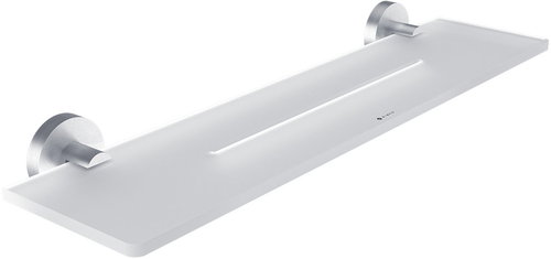 Nimco Shelf 50 cm for bathroom and shower - Unix stainless steel - Bathroom Shelf - Main image