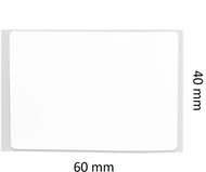 Niimbot Etiketten R 40 mm x 60 mm - 125 Stück Weiß für B21 - Etiketten