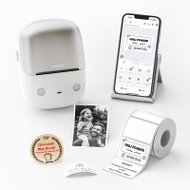 Niimbot B2 Pro, Silver + 3 Rolls of Labels - Label Printer