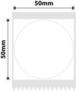 Niimbot Labels T 50x50mm 150 pcs Round (3 rolls) - Labels