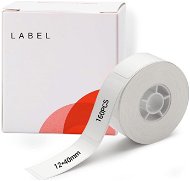 Niimbot RP D11 és D110 címke, 12×40 mm, 160 db, fehér - Etikett címke