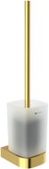 NIMCO stainless steel toilet brush set (glass), Nikau brushed gold - Toilet Brush