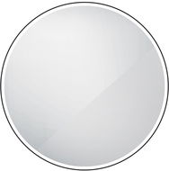 Nimco LED zrcadlo 60 cm černé - difuzor z akrylového skla ZPC 28000R-90 - Zrcadlo