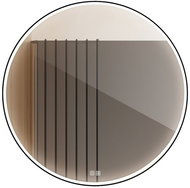 Nimco LED mirror 80 cm black - touch with brightness and colour adjustment ZPC 28002RVX - 90 - Mirror