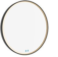 Nimco LED zrcadlo 60 cm černé - dotykové s nastavením jasu a barvy ZPC 31000RVX - 90 - Zrcadlo