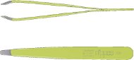 Solingen Angled Tweezers, Green, Stainless Steel 9,5cm - Tweezer