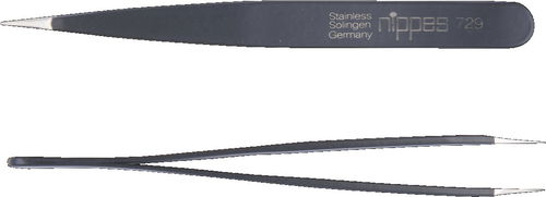 SOLINGEN Pinzeta špičatá, černá, nerez 9,5 cm - Pinzeta - Hlavní obrázek