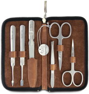 NIPPES SOLINGEN Pánská kožená manikúra WHISKEY č.1014 hnědá - Manicure Set