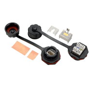 Solarix průmyslový, CAT6, STP, 1x RJ45, IP67 - Socket Module