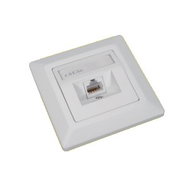 Solarix, CAT5E, UTP, 1x RJ45, pod omítku, bílá - Socket