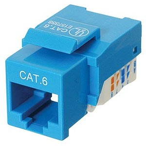 SIGNAMAX, RJ45, CAT6, UTP, modrý - Keystone - Hauptbild