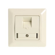 SIGNAMAX, pro 1 keystone, na omítku, bílý  - Socket