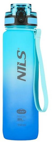 NILS CAMP NCD04, 950 ml, blue - Drinking Bottle - Main image