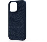 Njord iPhone 15 Pro Max Salmon Leather Magsafe Case Blue tok - Telefon tok
