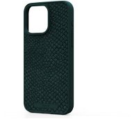Njord iPhone 15 Pro Max Salmon Leather Magsafe Case Green tok - Telefon tok