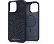 Njord iPhone 14 Pro Max Salmon Leather Magsafe Case Black - Telefon tok