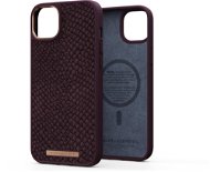 Njord iPhone 14 Max Salmon Leather Magsafe Case Rust - Telefon tok