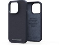 Njord iPhone 14 Pro Genuine Leather Case Black - Telefon tok