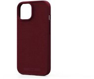 Njord iPhone 15 Suede MagSafe Case Red tok - Telefon tok