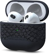 Njord AirPods 3 - Dark Grey, kůže z lososa - Headphone Case