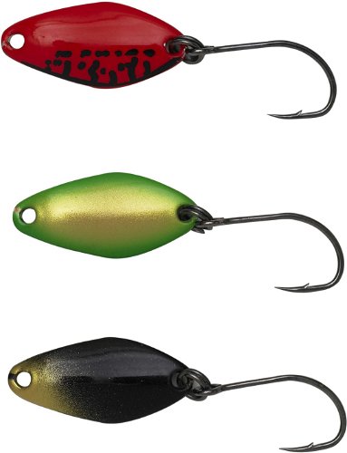 Trout Spoon Kinetic Micro Boss Fluo Green & Pink Mate