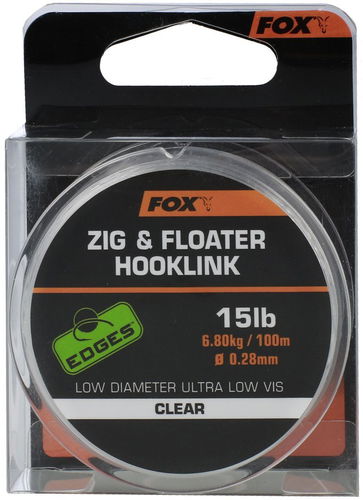 Fox Zig and floater hooklink 15lb 