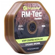 RidgeMonkey RM-Tec Stiff Coated Hooklink 20 m barna - Fonott zsinór