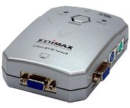 Edimax EK-PS2K, 2 porty PS2 SOHO KVM dataswitch, plastový kryt + 2x KVM kabely