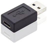 Átalakító PremiumCord Adapter USB 3.0 A/male - USB 3.1  C/female csatlakozó - Redukce