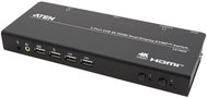 ATEN KVM přepínač (USB , 2× HDMI 4K@60Hz) 2:1, 2× HDMI, USB, audio extraktor - Toggle Switch