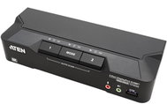 ATEN KVM přepínač (USB, DP, Audio) 2:1, USB 3.0, 8K - Toggle Switch