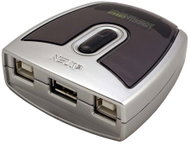 ATEN USB 2.0 elektronický 2:1 - Toggle Switch