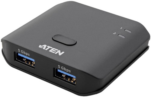 ATEN USB 5Gbps 2:2, 2x USB 3.0 A - 2× USB 3.0 A Main image ATEN USB 5Gbps 2:2, 2x USB 3.0 A - 2× USB 3.0 A - Toggle Switch - Main image