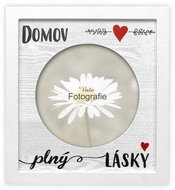 Nekupto Fotorámeček čtvercový Domov plný lásky   - Fotorámeček