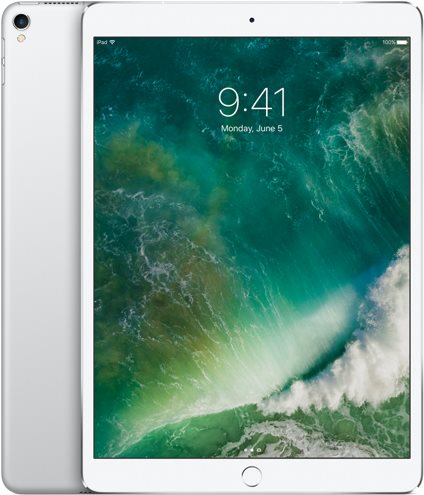 iPad Pro 10.5" 256GB Cellular Silver - Tablet - Main image