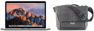 MacBook Pro 13 "Retina CZ 2017 Space Gray + Peak Design Everyday Messenger 13" - Dark Gray - MacBook