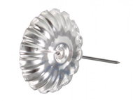 Nohel garden Decorative silver candle holder d4cm - Candle Accessory