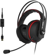 ASUS TUF Gaming H7, Red - Gaming Headphones