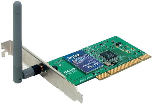 D-Link DWL-510 WiFi PCI adaptér - 802.11b (11Mbps) - - - Main image
