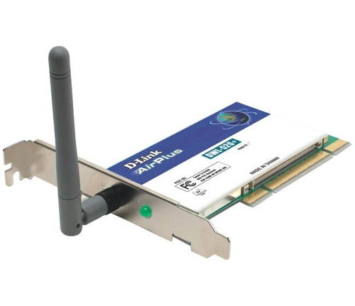 D-Link AirPlusG+ DWL-G520+ WiFi PCI adaptér - 802.11b/g (11/54Mbps) - - - Main image