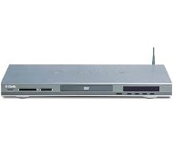 D-Link DSM-320RD, DVD přehrávač s možností přehrávání z LAN nebo WiFi, podpora XviD, čtečka - -