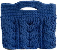 ANNAM Crochet handbag dark blue 26 × 23 cm - Handbag
