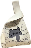 ANNAM Tote bag beige cats 35 × 20 cm - Handbag