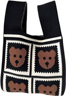 ANNAM Tote bag black bear 35 × 20 cm - Handbag