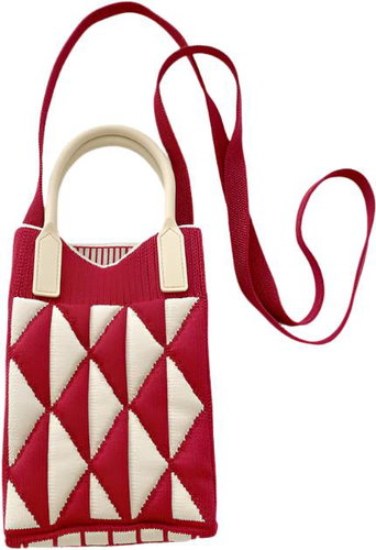 ANNAM Mini crossbody bag red triangle 25 × 11 cm - Handbag - Main image