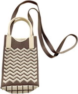 ANNAM Mini handbag/bag brown wool 25 × 11 cm - Handbag