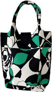 ANNAM Shoulder bag black and white rose 45 × 28 cm - Handbag