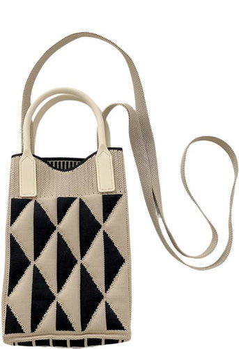 ANNAM Mini handbag/bag khaki triangle 25 × 11 cm - Handbag - Main image