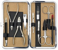 Kellermann Leather manicure set L 59523 black - Manicure Set