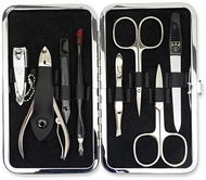 Kellermann Leather manicure set L 7870 black - Manicure Set